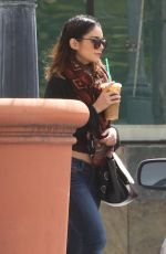 VANESSA HUDGENS at Starbucks in Universal City 