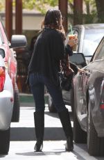 VANESSA HUDGENS at Starbucks in Universal City 