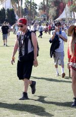 VANESSA HUDGENS Out and About at Coachella Festival