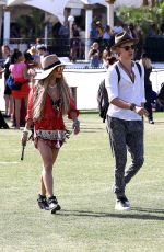 VANESSA HUDGENS Out and About at Coachella Festival