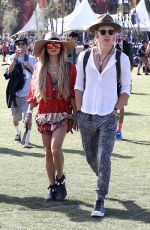 VANESSA HUDGENS Out and About at Coachella Festival