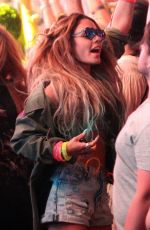 VANESSA HUDGENS Out at Coachella Festival in Indio