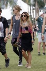 VANESSA HUDGENS Out at Coachella Festival