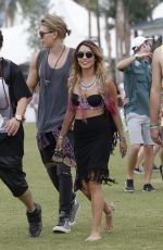VANESSA HUDGENS Out at Coachella Festival