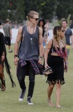 VANESSA HUDGENS Out at Coachella Festival