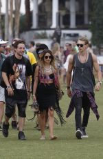 VANESSA HUDGENS Out at Coachella Festival