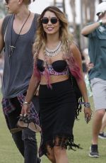 VANESSA HUDGENS Out at Coachella Festival