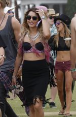 VANESSA HUDGENS Out at Coachella Festival