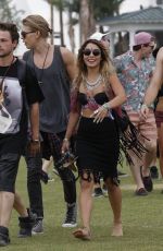 VANESSA HUDGENS Out at Coachella Festival