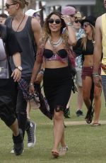 VANESSA HUDGENS Out at Coachella Festival