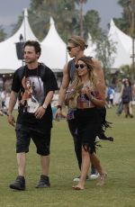 VANESSA HUDGENS Out at Coachella Festival