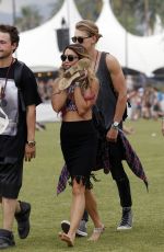 VANESSA HUDGENS Out at Coachella Festival