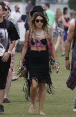 VANESSA HUDGENS Out at Coachella Festival