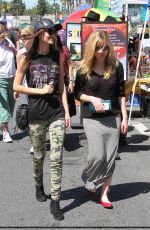 VICTORIA JUSTICE and JENNETTE MCCURDY Out at Farmer
