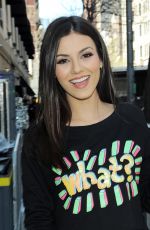 VICTORIA JUSTICE at 2014 Network TV Upfront in New York