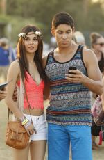VICTORIA JUSTICE at Coachella Music Fstival in Indio