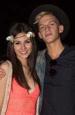 VICTORIA JUSTICE at Coachella Music Fstival in Indio