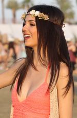 VICTORIA JUSTICE at Coachella Music Fstival in Indio