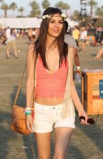 VICTORIA JUSTICE at Coachella Music Fstival in Indio