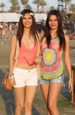 VICTORIA JUSTICE at Coachella Music Fstival in Indio