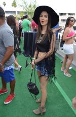 VICTORIA JUSTICE at Hard Rock Hotel Pool Party in Palm Springs