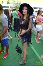 VICTORIA JUSTICE at Hard Rock Hotel Pool Party in Palm Springs