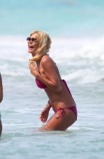 VICTORIA SILVSTEDT in Bikini at a Beach in Miami 1804