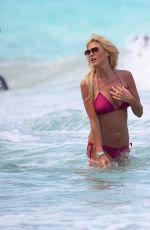 VICTORIA SILVSTEDT in Bikini at a Beach in Miami 1804