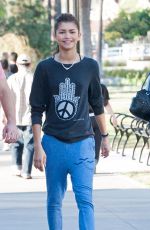 ZENDAYA COLEMAN Out and About in Los Angeles 0904