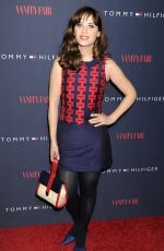 ZOOEY DESCHANEL at Vanity Fair Celebrate to Tommy from Zooey Collaboration