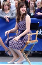 ZOOEY DESCHNEL at Good Morning America in New York