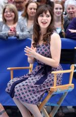 ZOOEY DESCHNEL at Good Morning America in New York