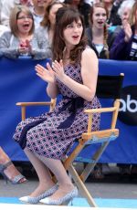 ZOOEY DESCHNEL at Good Morning America in New York