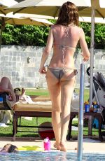 ABIGAIL ABBEY CLANCY in Bikini at a Pool in Dubai