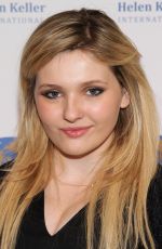 ABIGAIL BRESLIN at 2014 Spirit of Helen Keller Gala in New York