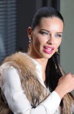 ADRIANA LIMA at Maybelline Commercial Set in New York