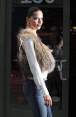 ADRIANA LIMA at Maybelline Commercial Set in New York