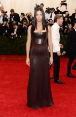 ADRIANA LIMA at MET Gala 2014 in New York
