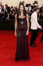 ADRIANA LIMA at MET Gala 2014 in New York