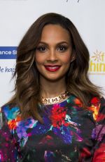 ALESHA DIXON at Tays of Sunshine Charity Concert in London