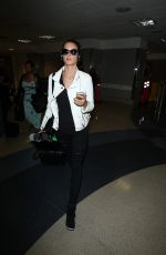 ALESSANDRA AMBROSIO at Los Angeles International Airport