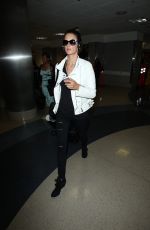ALESSANDRA AMBROSIO at Los Angeles International Airport