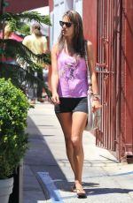 ALESSANDRA AMBROSIO in Tight Shorts Out  and About in Los Angeles