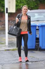 ALEX GERRARD Leaves a Gym in Liverpool