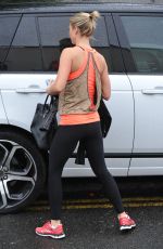 ALEX GERRARD Leaves a Gym in Liverpool