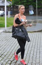 ALEX GERRARD Leaves a Gym in Liverpool