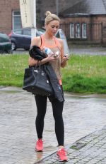 ALEX GERRARD Leaves a Gym in Liverpool