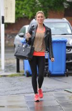 ALEX GERRARD Leaves a Gym in Liverpool