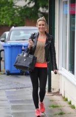 ALEX GERRARD Leaves a Gym in Liverpool