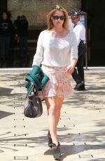 ALI LARTER in Skirt Out and About in Los Angeles